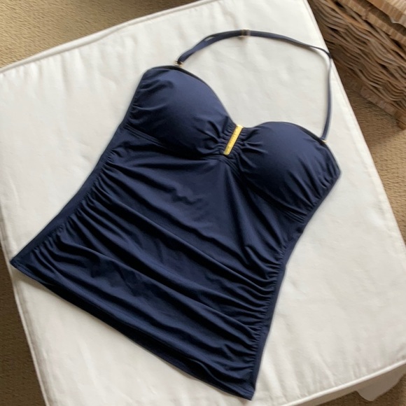 Calvin Klein Other - Calvin Klein navy bathing suit top NWT Sz Med